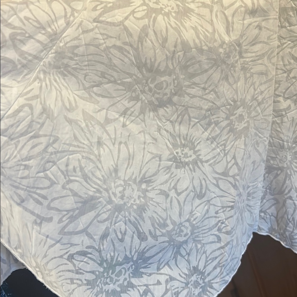 White Stag White A-Line Midi Skirt with Asymmetrical Style-Flaw - Picture 5 of 11